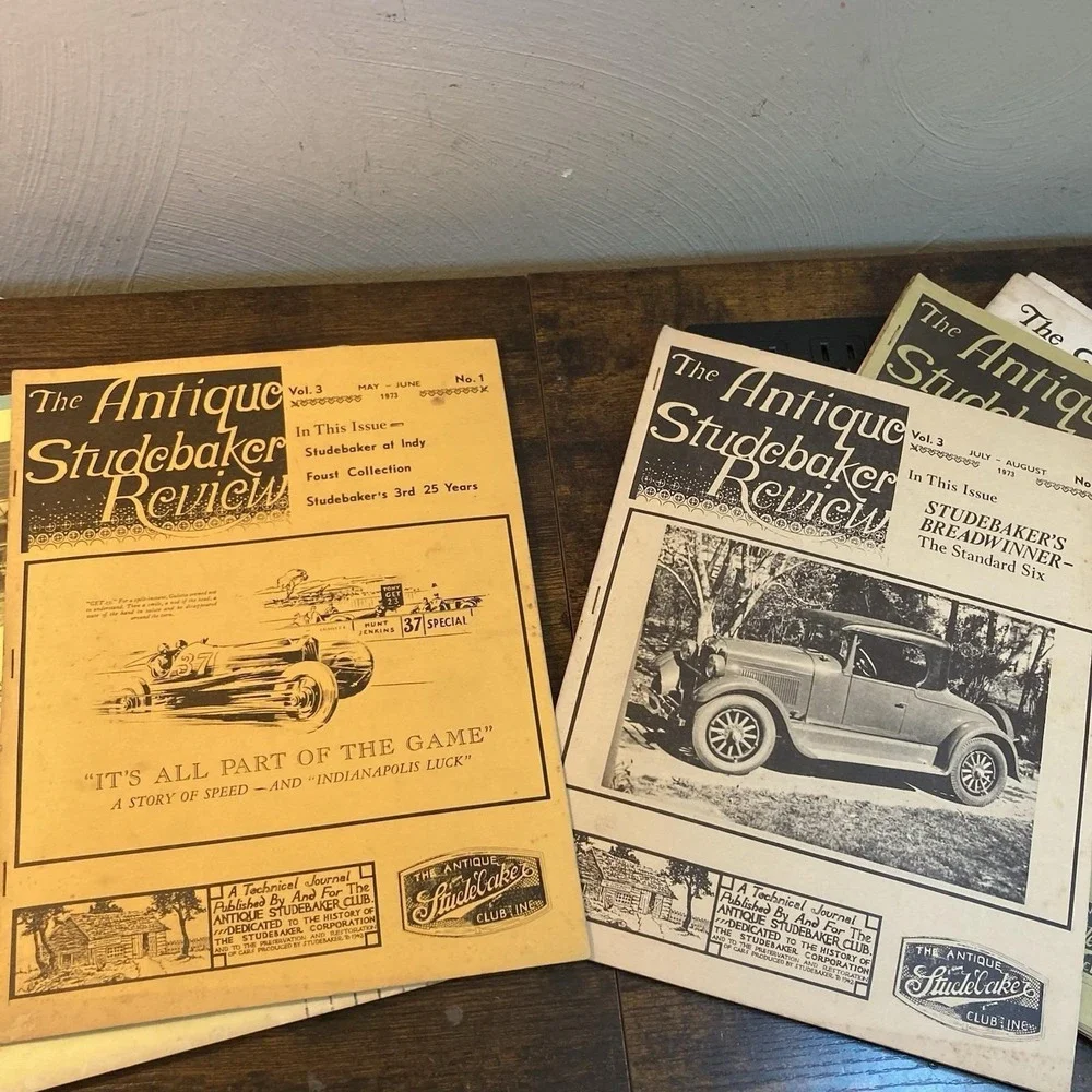 The Antique‎ Studebaker Review 12 Issues Lot 1972-1982 Vtg Classic Cars Ephemera